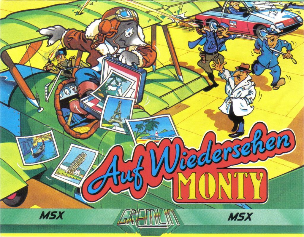 Auf Wiedersehen Monty box art for MSX